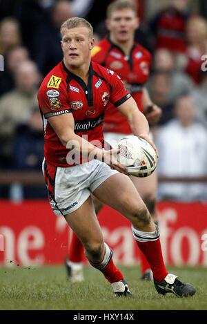 LUKE ROBINSON SALFORD CITY REDS RLFC Les Saules Salford Manchester en Angleterre 11 Février 2007 Banque D'Images