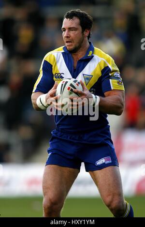 ADRIAN MORLEY WARRINGTON WOLVES RLFC STADE HALLIWELL JONES WARRINGTON ANGLETERRE 18 Mars 2007 Banque D'Images