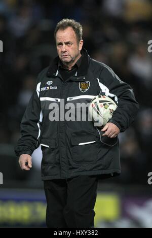 PETER SHARP HULL FC ENTRAÎNEUR DE RUGBY Stade KC HULL ANGLETERRE 22 Février 2008 Banque D'Images