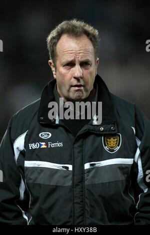 PETER SHARP HULL FC ENTRAÎNEUR DE RUGBY Stade KC HULL ANGLETERRE 22 Février 2008 Banque D'Images