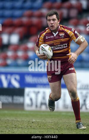 JOHN SKANDALIS HUDDERSFIELD GIANTS RLFC STADE GALPHARM HUDDERSFIELD ANGLETERRE 24 Mars 2008 Banque D'Images