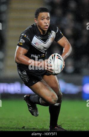 La JORDANIE TURNER HULL FC Stade KC HULL ANGLETERRE 19 Mars 2010 Banque D'Images