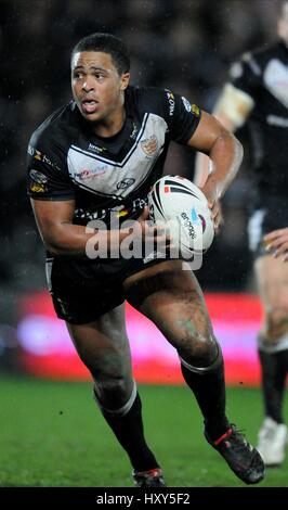 La JORDANIE TURNER HULL FC Stade KC HULL ANGLETERRE 19 Mars 2010 Banque D'Images