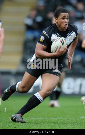 La JORDANIE TURNER HULL FC Stade KC HULL ANGLETERRE 05 Avril 2010 Banque D'Images