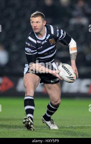 SEAN LONG HULL FC Stade KC HULL ANGLETERRE 18 Février 2011 Banque D'Images