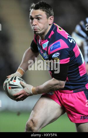 KEVIN SINFIELD LEEDS RHINOS KC Stadium HULL ANGLETERRE 18 Février 2011 Banque D'Images