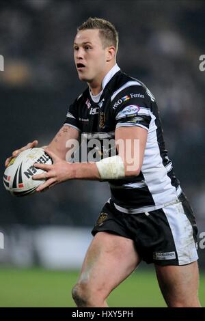 JOE WESTERMAN HULL FC Stade KC HULL ANGLETERRE 18 Février 2011 Banque D'Images