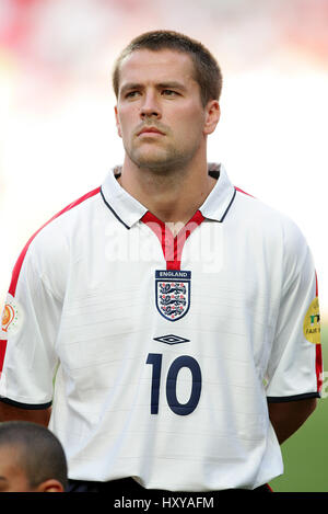 MICHAEL OWEN EN ANGLETERRE & LIVERPOOL FC ESTADIO DA LUZ LISBONNE PORTUGAL 13 Juin 2004 Banque D'Images