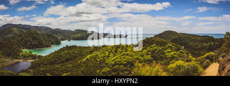 Vue panoramique à abel tasman Banque D'Images