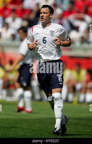 JOHN TERRY ANGLETERRE & Chelsea FC Francfort ALLEMAGNE COUPE DU MONDE 10 Juin 2006 Banque D'Images