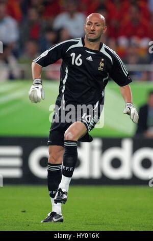 FABIEN BARTHEZ FRANCE & OLYMPIQUE DE MARSEILLE HANNOVER ALLEMAGNE 27 Juin 2006 Banque D'Images