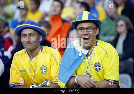 La RUSSIE SUÈDE SUÈDE FANS V TIVOLI NEU INNSBRUCK AUTRICHE 18 Juin 2008 Banque D'Images