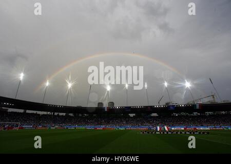 Stade du LETZIGRUND ARC-EN-FRANCE / ITALIE STADE LETZIGRUND Zurich Suisse 17 Juin 2008 Banque D'Images