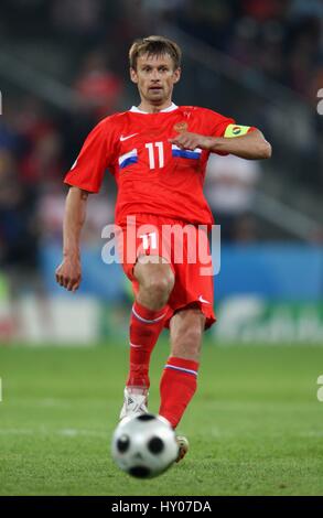 La RUSSIE SERGUEÏ SEMAK & FC RUBIN KAZAN EM STADION Salzburg Autriche 14 Juin 2008 Banque D'Images