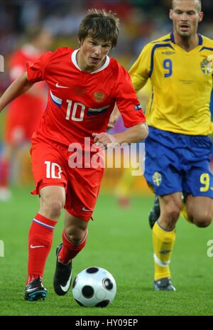 ANDREI ARSHAVIN RUSSIE & ZENIT ST. PETERSBU TIVOLI NEU INNSBRUCK AUTRICHE 18 Juin 2008 Banque D'Images