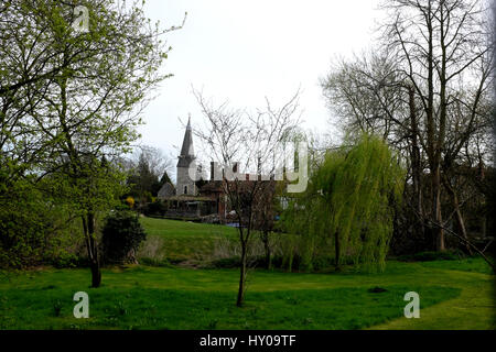 Petite ville de fordwich et une paroisse civile dans l'est près de Canterbury Kent uk mars 2017 Banque D'Images