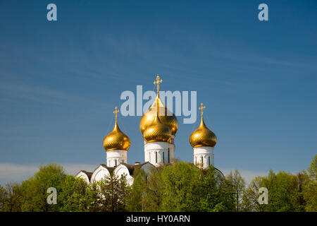 Cathédrale de l'assomption de l'église orthodoxe russe, Yaroslavl Banque D'Images