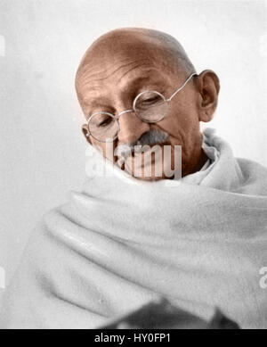 Mahatma Gandhi, Panchgani, Satara, Maharashtra, Inde, Asie, 1944 Banque D'Images