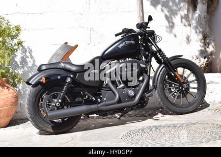 Moto Harley Davidson Banque D'Images