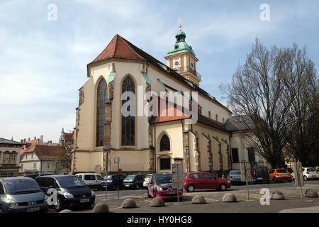 Cathédrale de Saint John the Baptist, Slomsek square, Maribor, Slovénie Banque D'Images