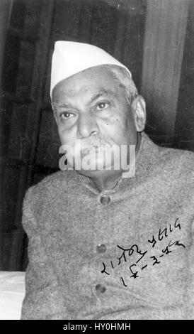 Premier président de la République de l'Inde, Rajendra Prasad, le gujarati, l'Inde, l'Asie, 1955 Banque D'Images