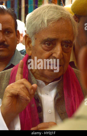 Homme politique indien, Mufti Mohammad Sayeed, Inde, Asie Banque D'Images