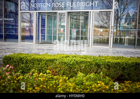 Vue générale de la Fulbright Norton Rose des bureaux à Londres Banque D'Images