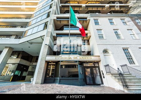 Washignton, DC, USA - 4 mars, 2017 : Ambassade du Mexique sur Pennsylvania Avenue Banque D'Images