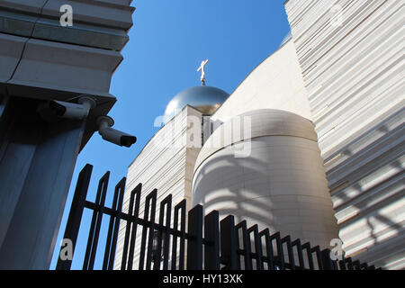 La cathédrale de la Sainte-Trinité à Paris (France). Banque D'Images