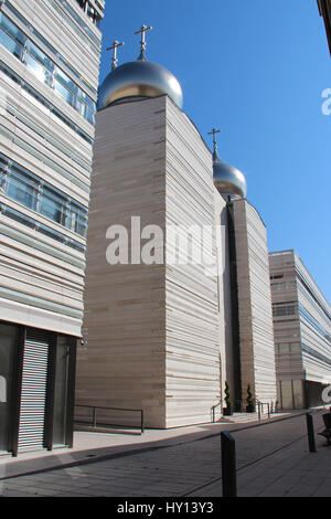 La cathédrale de la Sainte-Trinité à Paris (France). Banque D'Images