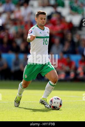 OLIVER NORWOOD IRLANDE DU NORD PARC DES PRINCES PARIS FRANCE 25 juin 2016 Banque D'Images