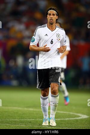 Allemagne SAMI KHEDIRA REAL MADRID CF ALLEMAGNE & REAL MADRID CF STADE METALIST KHARKIV UKRAINE 13 Juin 2012 Banque D'Images