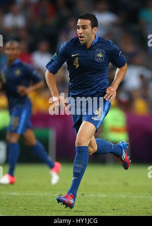 ADIL RAMI FRANCE Valence CF FRANCE & VALENCIA CF DONBASS ARENA DONETSK UKRAINE 11 Juin 2012 Banque D'Images