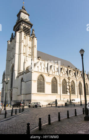 Notre Dame de la Chapelle à Bruxelles Banque D'Images