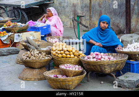 Udaipur de légumes du marché Banque D'Images