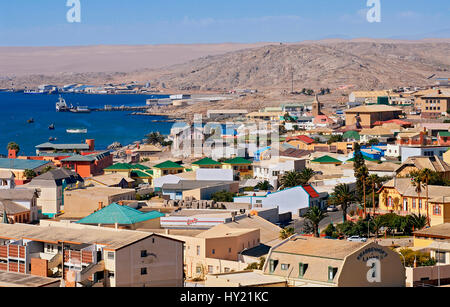 Image de l'héritage allemand ville portuaire d LÃ¼deritz en Namibie. Banque D'Images