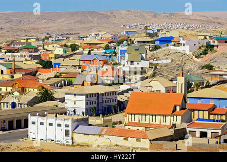 Image de l'héritage allemand ville portuaire de lâ'deritz en Namibie. Banque D'Images