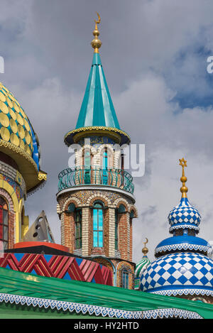 Temple pour toutes les religions Kremlin de Kazan Tatarstan, Russie Banque D'Images