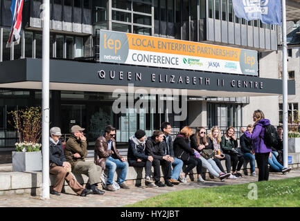 La reine Elizabeth II Conference Centre, Westminster, Londres, Angleterre. Banque D'Images