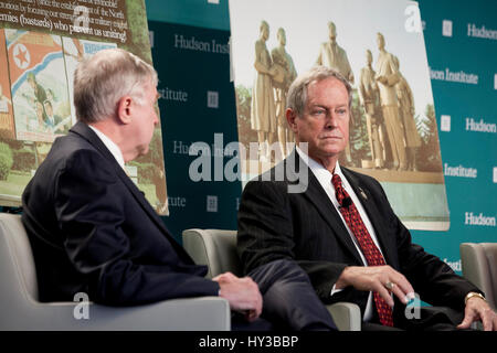 20 mars 2017, Washington, DC, USA - Le membre du Congrès Joe Wilson s'exprimant sur la menace nord-coréenne à l'Hudson Institute Banque D'Images