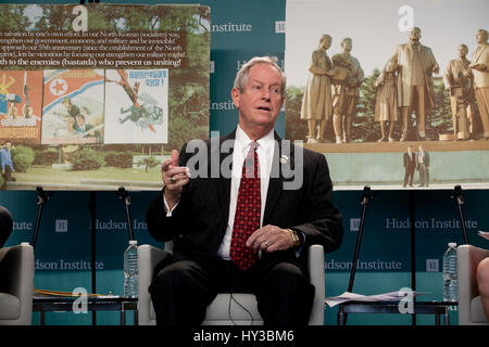 20 mars 2017, Washington, DC, USA - Le membre du Congrès Joe Wilson s'exprimant sur la menace nord-coréenne à l'Hudson Institute Banque D'Images