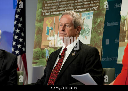 20 mars 2017, Washington, DC, USA - Le membre du Congrès Joe Wilson s'exprimant sur la menace nord-coréenne à l'Hudson Institute Banque D'Images