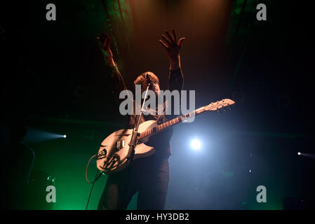 Barcelone - MAR 17 : Les vaccins (band) en concert au stade Razzmatazz le 17 mars 2016 à Barcelone, Espagne. Banque D'Images