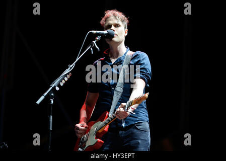 VALENCIA, Espagne - JUIN 10 : Henri Salvador (band) produisent en concert au Festival de les Arts le 10 juin 2016 à Valence, en Espagne. Banque D'Images