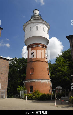 La tour historique de l'eau dans le village de montagne de façon Reinbeker, Hambourg, Allemagne, Europe, Historischer Wasserturm am Reinbeker Weg à Bergedorf, Deut Banque D'Images