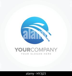 L'industrie de l'aviation à l'aide d'ailes d'oiseau symbole Illustration de Vecteur