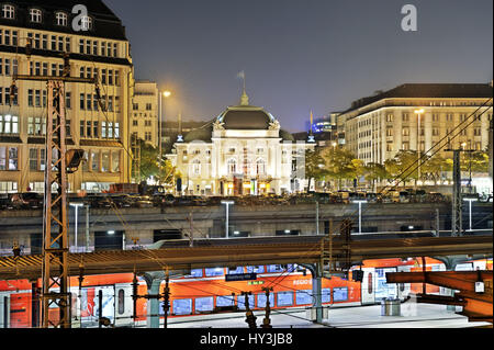 Le théâtre allemand de l'église avenue à Saint Georg, Hambourg, Allemagne, Europe, Das Deutsche Schauspielhaus an der Kirchenallee dans St Georg, Deutsc Banque D'Images