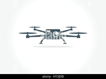 La conception de drones, Visual concept Photography Illustration de Vecteur
