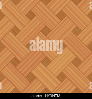 Motif parquet natté - illustration d'un échantillon de sol en bois extensible transparente. Banque D'Images