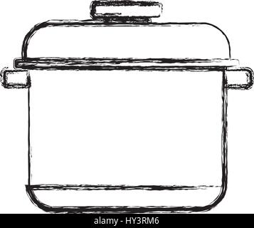 Casserole marmite icône vecteur couleur illustration Illustration de Vecteur